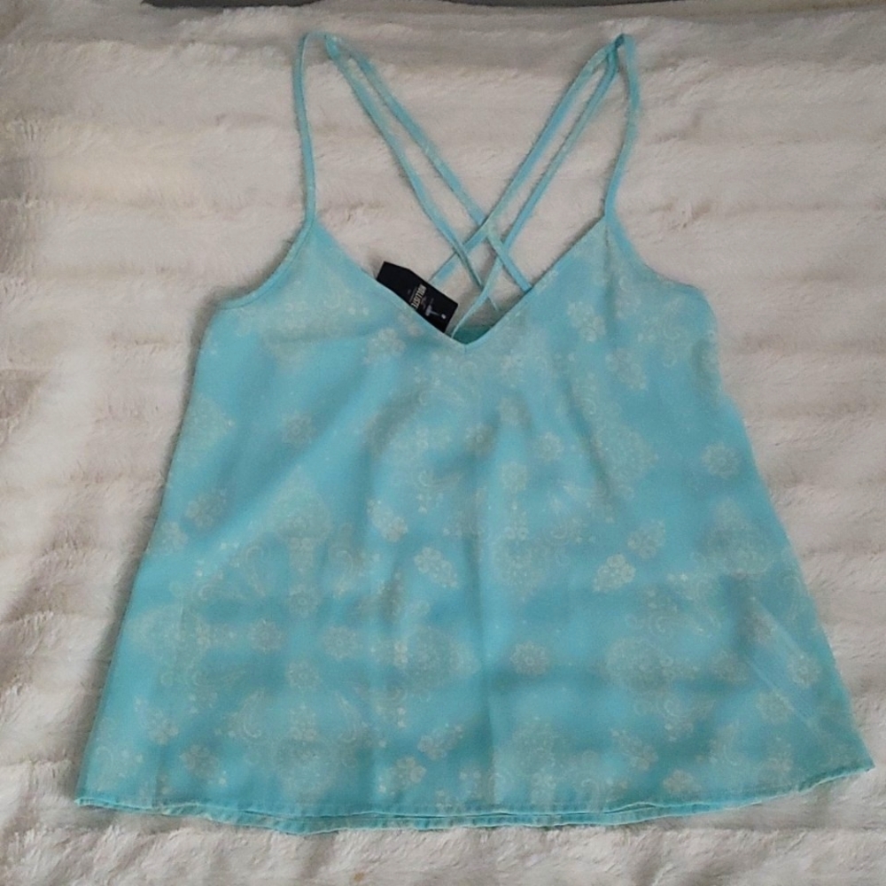 Lightweight paisley tank top